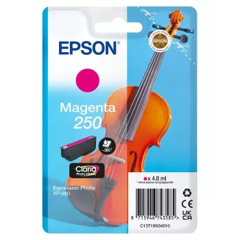tindikassett Epson 250 Claria Photo HD magenta – Originaal, 4.8 ml, üksikpakend