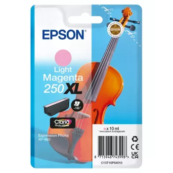 Epson 250XL Violin Claria Photo HD originaal suure (XL) tootlikkusega hele magenta tindikassett, 1 tk, 10 ml
