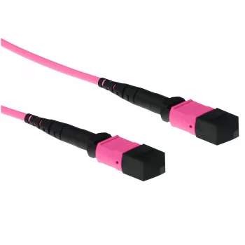 ACT 12 meetrine mitmemoodiline 50/125 OM4 polaarsusega B fiiberoptiline patch-kaabel MTP emapistikutega