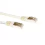 ACT Ivory 3-meetrine F/UTP CAT5E patch-kaabel RJ45-pistikute