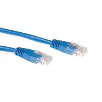 ACT sinine 0,5 meetri U/UTP CAT5E patch-kaabel RJ45 pistikutega