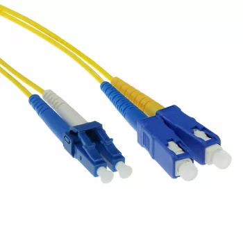 ACT 15 m LSZH Singlemode 9/125 OS2 fiiberoptiline harukaabel dupleks LC ja SC pistikutega