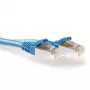 ACT sinine 1 meeter LSZH SFTP CAT6A paikakaabel turvalukuga RJ45 pistikutega