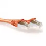 ACT oranž 0,5m LSZH SFTP CAT6A patch-kaabel, snagless, RJ45 pistikutega