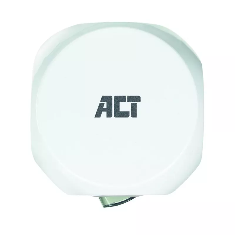Toitejaotusseade ACT AC2430 — 3× Type F vahelduvvoolu pistikupesa, 230 V, 16 A, 1,5 m kaabel, valge