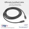 ACT USB4 20Gbps 240W USB USB-C kaabel 2m must USB-IF sertifitseeritud