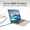 ACT USB4 20Gbps 240W USB USB-C kaabel 2m must USB-IF sertifitseeritud