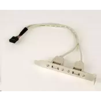 Gembird CCUSBRECEPTACLE liidesekaardid/adapterid Sisemine USB 2.0