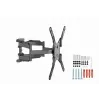 TV-kinnitus Gembird WM-60ST-01 32–60-tollistele teleritele, VESA 100x100–400x400, kuni 36,4 kg, kalle -2°–10°, kaugus seinast 4,2–45,2 cm, must
