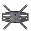 TV-kinnitus Gembird WM-60ST-01 32–60-tollistele teleritele, VESA 100x100–400x400, kuni 36,4 kg, kalle -2°–10°, kaugus seinast 4,2–45,2 cm, must