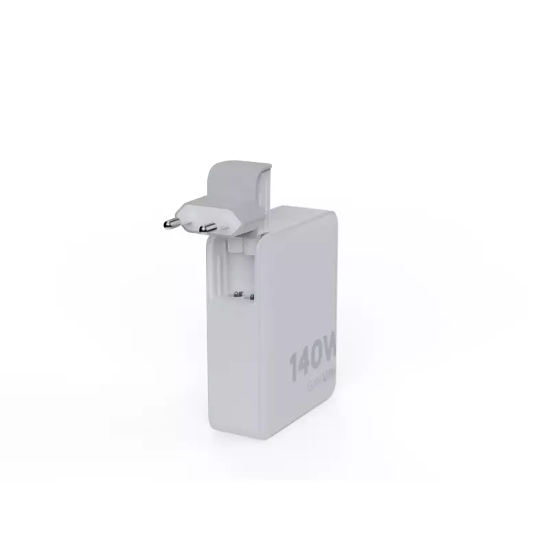 Kaasaskantav 140 W GaN reisilaadija Xtorm XVC2140, 3× USB-C PD porti ja 2 m USB-C kaabel, valge