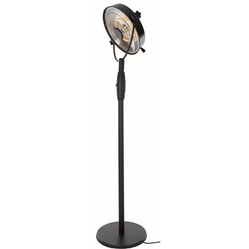 Halogeen-elektriline ruumisoojendi SUNRED Retro, 2100/900 W, siseruumide põrandale, soojendab kuni 17 m², must/pruun