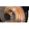 Halogeen-elektriline ruumisoojendi SUNRED Retro, 2100/900 W, siseruumide põrandale, soojendab kuni 17 m², must/pruun