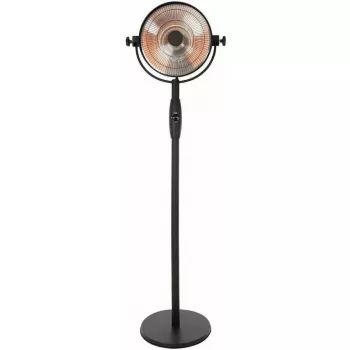 Halogeen-elektriline ruumisoojendi SUNRED Retro, 2100/900 W, siseruumide põrandale, soojendab kuni 17 m², must/pruun