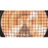 Halogeen-elektriline ruumisoojendi Sunred Indus Indoor must, pruun