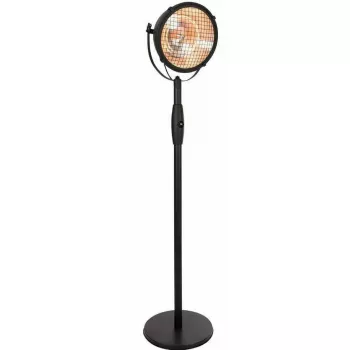 Halogeen-elektriline ruumisoojendi Sunred Indus Indoor must, pruun