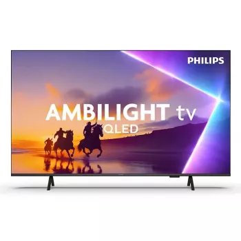 TV Philips 55PUS8450 55 tolli (139,7 cm) QLED 4K Ultra HD nutiteleviisor, Titan OS, Wi‑Fi, must