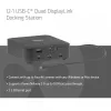 USB-C nelja ekraaniga DisplayLinki dokkimisjaam CLUB 3D CSV-2542 — 2× DisplayPort 8K60Hz, 2× HDMI 4K60Hz, PD 100 W, 2,5G Ethernet