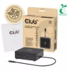 USB-C nelja ekraaniga DisplayLinki dokkimisjaam CLUB 3D CSV-2542 — 2× DisplayPort 8K60Hz, 2× HDMI 4K60Hz, PD 100 W, 2,5G Ethernet