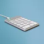 R-Go Tools numbriklahvistik R-Go Numpad Break, ergonoomiline numbriklahvistik pausitarkvaraga, juhtmega, valge