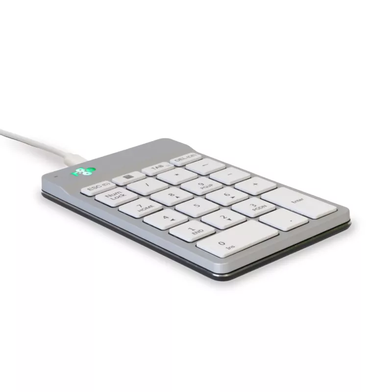 R-Go Tools numbriklahvistik R-Go Numpad Break, ergonoomiline numbriklahvistik pausitarkvaraga, juhtmega, valge