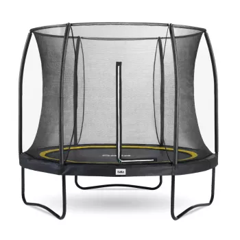 Above ground trampoline Salta Comfort Round, 54 springs, 120 kg max, 3 legs, safety net, outdoor