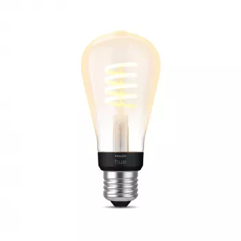 Philips ST64 – E27 nutipirn, nutipirn, Bluetooth/Zigbee, LED, E27, ST64, soe valge, jahe valge