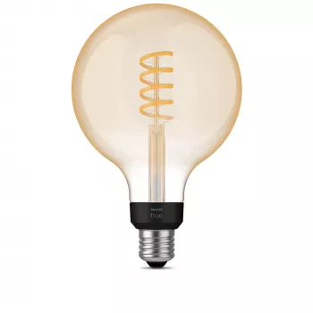 Philips nutipirn G125 E27 hõõgniidiga gloobus, 7 W, Bluetooth/Zigbee, 125×192 mm