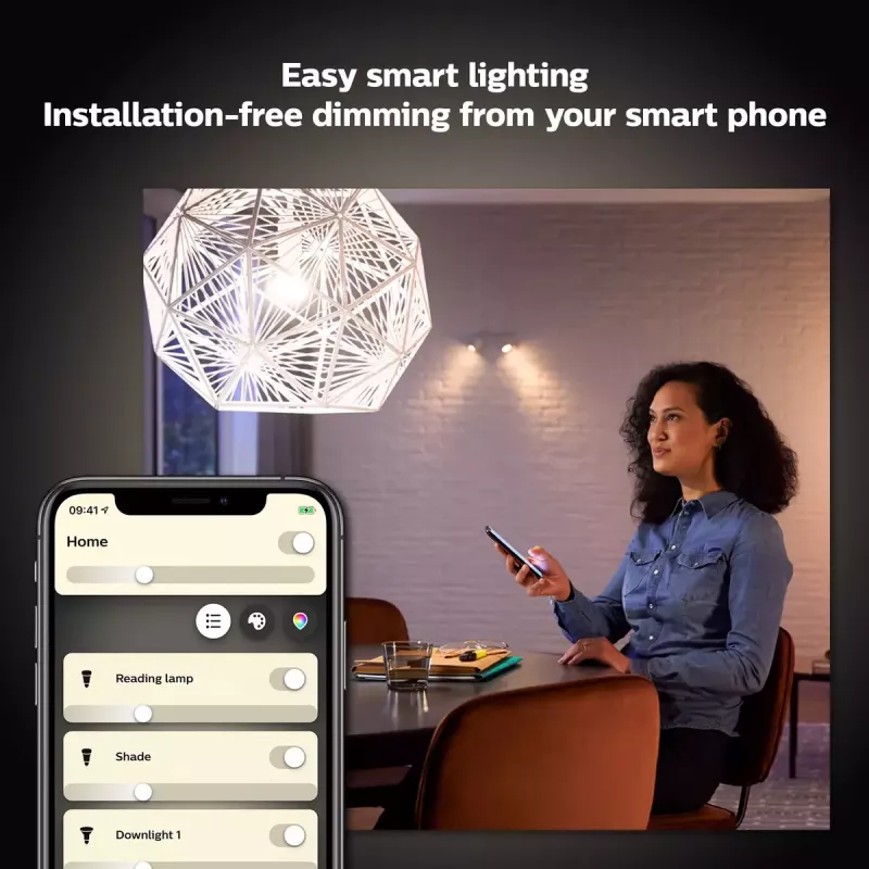 Philips Hue Valge A60 – E27 nutipirn – 800 (2 tk)