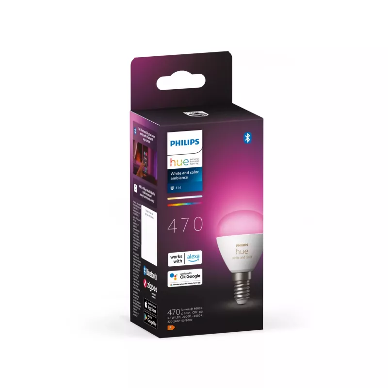 Nutipirn Philips Hue Valge and colour ambience Lustre E14 Bluetooth Zigbee