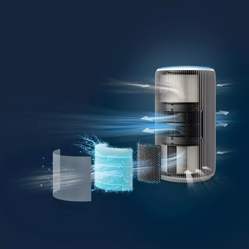 Philips 3200 seeria PureProtect, 47,5 dB, 520 m³/h