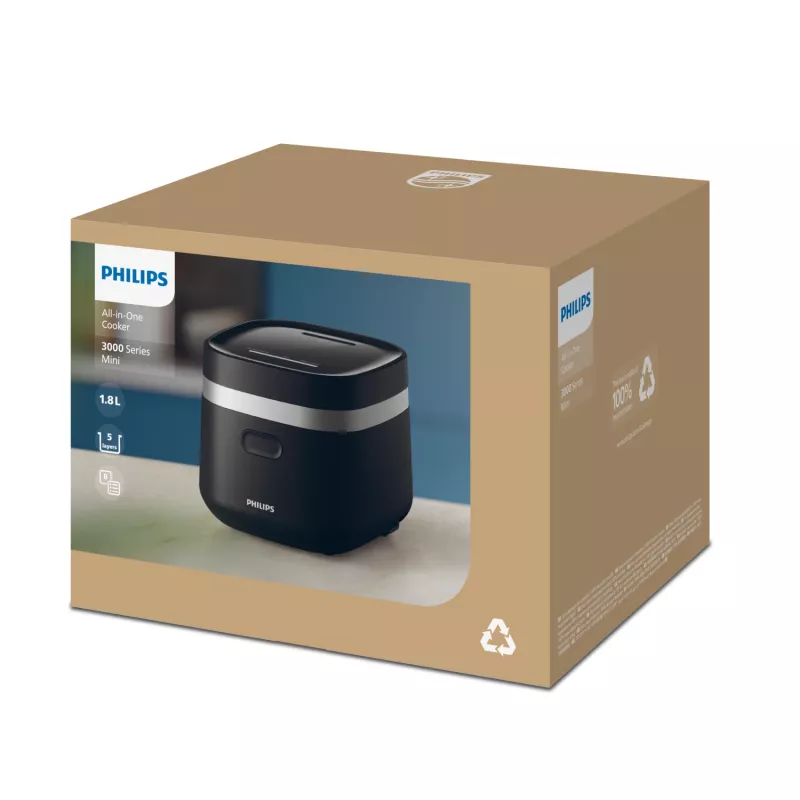 Philips 3000 seeria HD3090/80 elektriline survekeetja Must 436 W