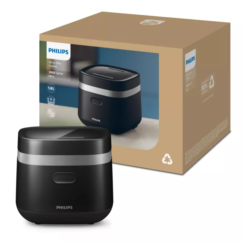 Philips 3000 seeria HD3090/80 elektriline survekeetja Must 436 W