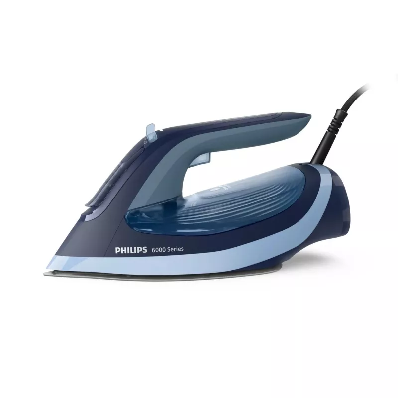 Aurugeneraator Philips 6000 seeria DST6120/20 — 2600 W, SteamGlide Plus tald, 190 g/min aurulöök, 0,3 L veepaak, 1,5 kg, sinine