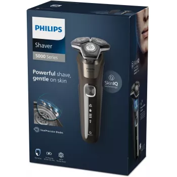 Philips SHAVER Series 5000 S5886/30 meeste pardel Rotatsioonpardel Trimmer Must, Pruun