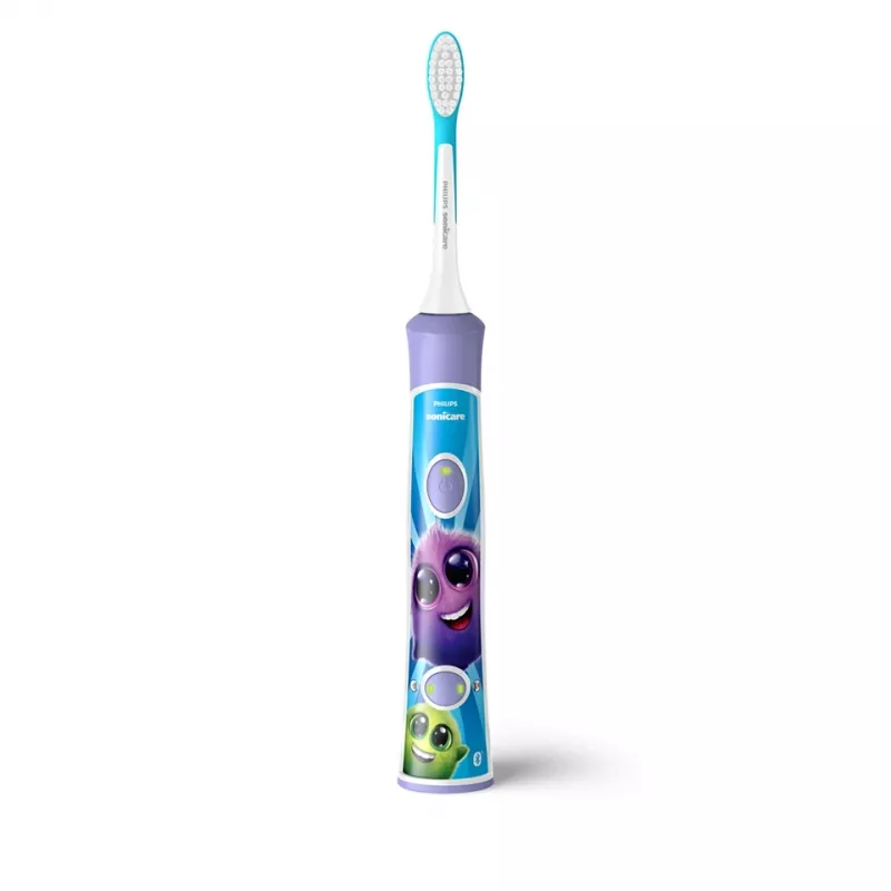 Sonic elektriline hambahari Philips Sonicare For Kids HX6322/12 — sisseehitatud liitiumioonaku, 1 käepide, 2 harjapead, igapäevase hoolduse režiim