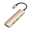 Sülearvuti dokk Satechi ST-CMAG USB 3.2 Gen 1 USB-C Kuldne