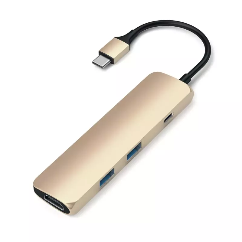 Sülearvuti dokk Satechi ST-CMAG USB 3.2 Gen 1 USB-C Kuldne