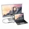 Satechi ST-CMAM sülearvuti dokk/pordireplikaator USB 3.2 Gen 1 USB-C, HDMI, USB-A, USB-C, hall, alumiinium