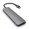 Satechi ST-CMAM sülearvuti dokk/pordireplikaator USB 3.2 Gen 1 USB-C, HDMI, USB-A, USB-C, hall, alumiinium