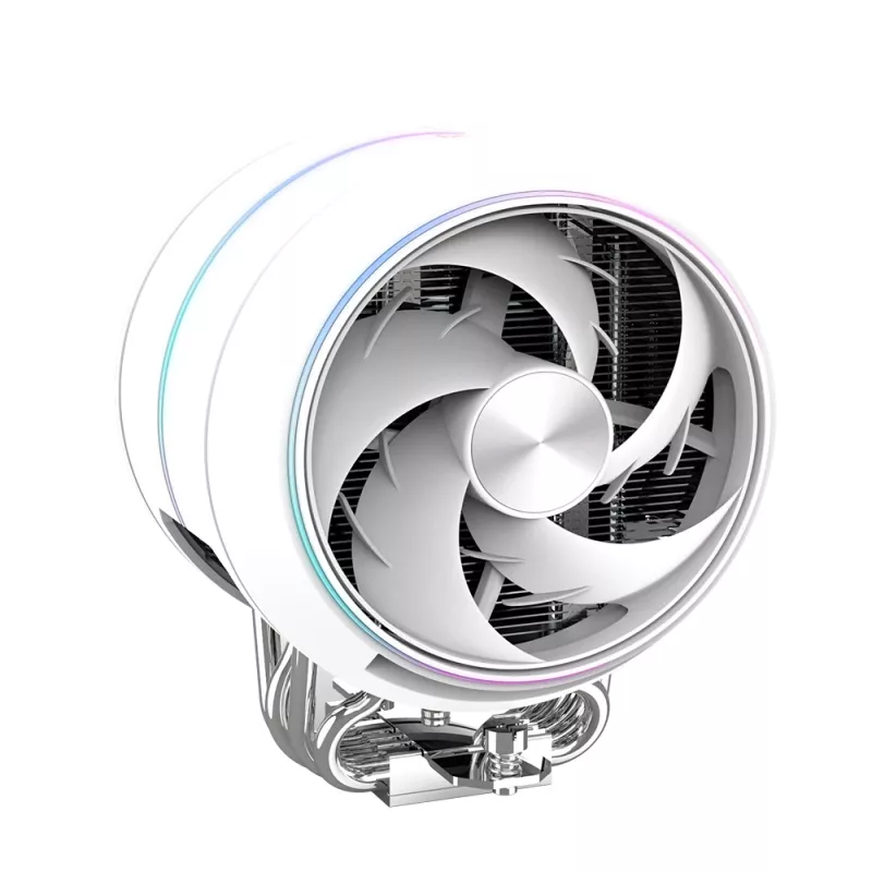 CPU jahuti ZALMAN ZET5 Valge koos 120 mm ventilaatori ja RGB-valgustusega