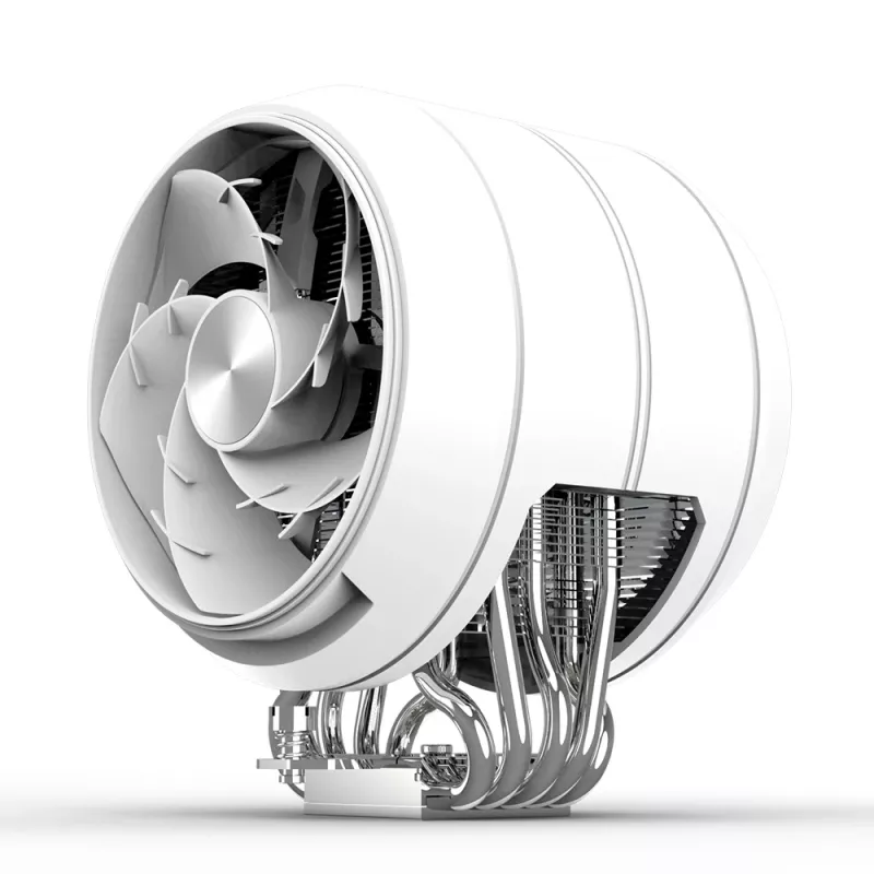 CPU jahuti ZALMAN ZET5 Valge koos 120 mm ventilaatori ja RGB-valgustusega
