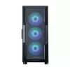 ZALMAN korpus i3 NEO V2 Mid Tower, ARGB ventilaatorid x4, must