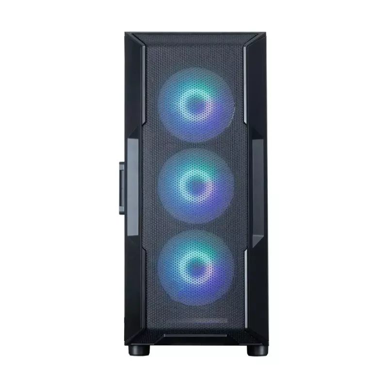 ZALMAN korpus i3 NEO V2 Mid Tower, ARGB ventilaatorid x4, must