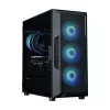 ZALMAN korpus i3 NEO V2 Mid Tower, ARGB ventilaatorid x4, must