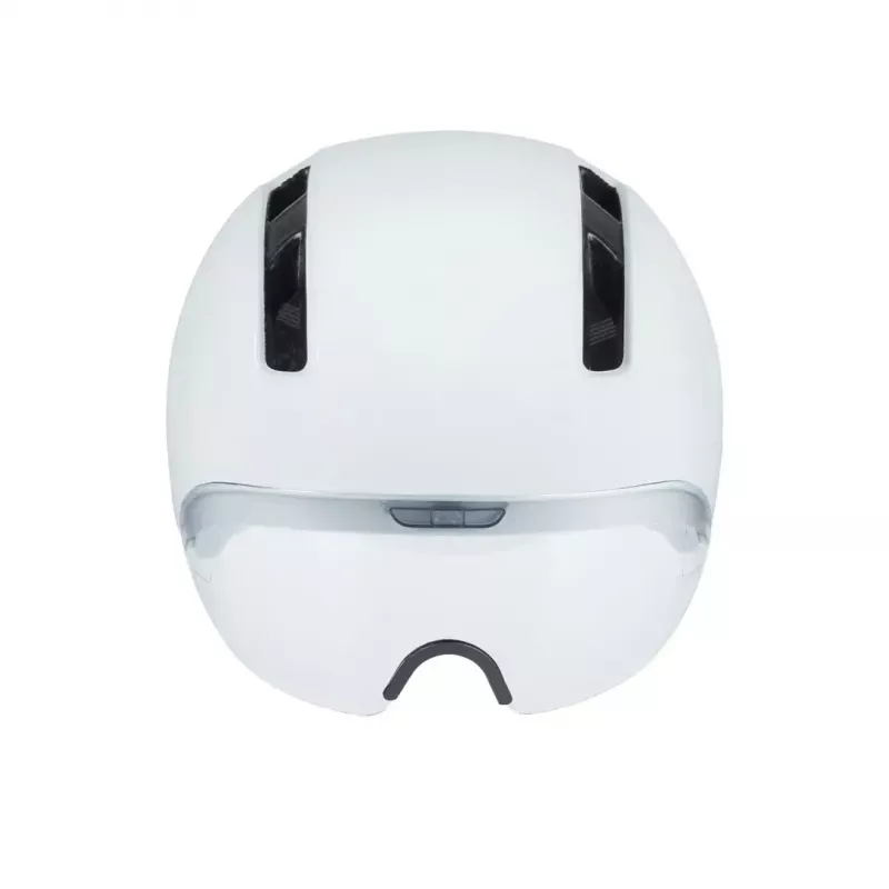 Jalgrattakiiver HJC Calido Plus, suurus S (51–56 cm), In-mold, magnetiline visiir, 350 g, valge/hall