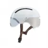 Jalgrattakiiver HJC Calido Plus, suurus S (51–56 cm), In-mold, magnetiline visiir, 350 g, valge/hall