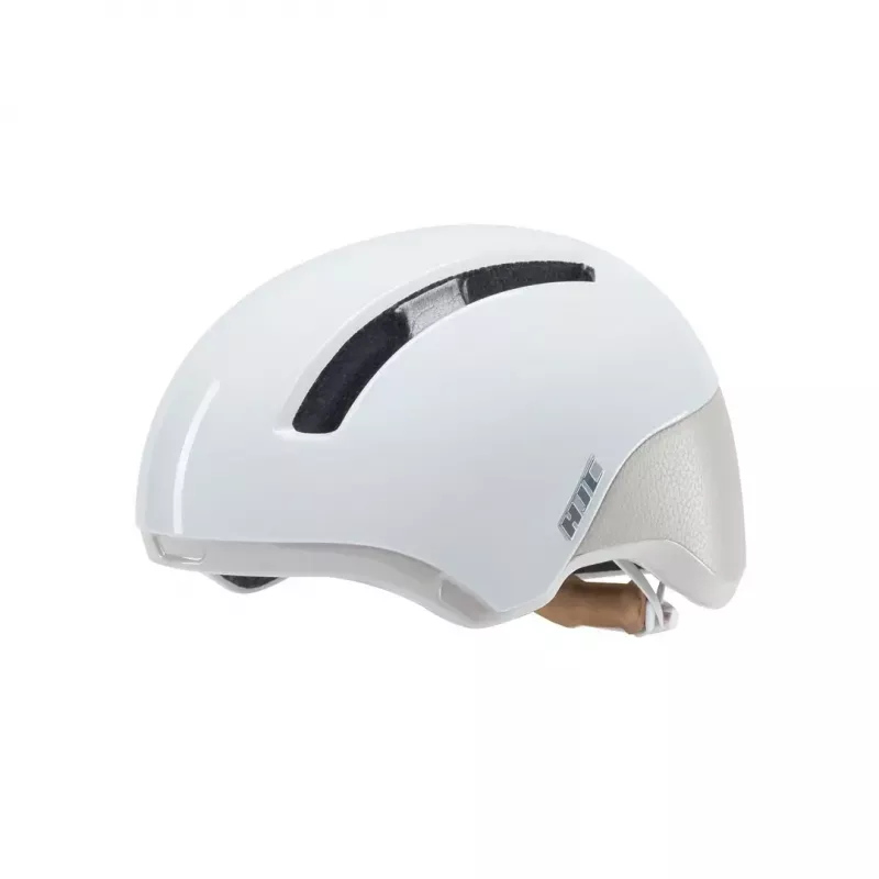 Jalgrattakiiver HJC CALIDO PLUS suurus L — valge/hall, In-mold, 58–63 cm, 350 g, magnetiline visiir