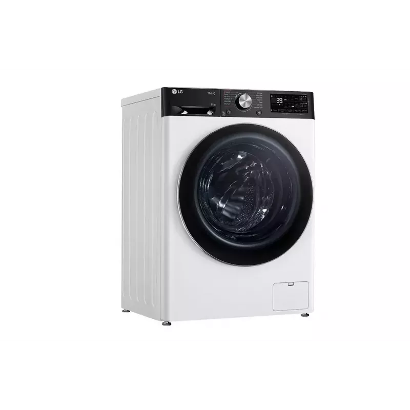 LG F4WR711S3HA pesumasin eestlaetav 11 kg 1360 p/min must, valge