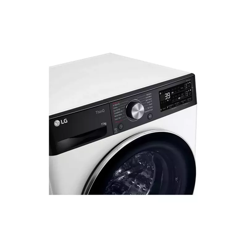 LG F4WR711S3HA pesumasin eestlaetav 11 kg 1360 p/min must, valge